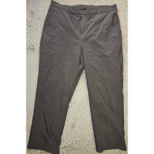 Stormpack Mens Fleece Lined Pants XXL Gray Weather Resistant Hiking Trousers
